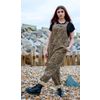 Afbeelding van Run & Fly | Tuinbroek met naturel luipaard, unisex