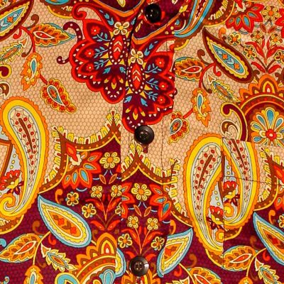 Foto van Chenaski | overhemd Seventies Paisley colourful