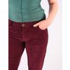 Afbeelding van ATO Berlin | Ribcord broek met uitlopende pijp Newton Bordeaux