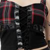 Afbeelding van Poizen Industries | Gothic tartan top,Phantom highlander