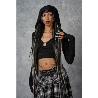 Foto van Banned | Gothic top, Black Darkling Orbit