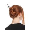 Afbeelding van Banned | Haarstick zilveren dolk met rode diamant