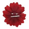 Afbeelding van Zacharia | Bordeaux rode chrysant op haarclip en broche 