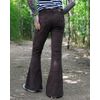 Afbeelding van Run & Fly | 70s Bruine ribcord broek met extra wijde pijpen