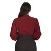 Afbeelding van Banned | Bordeauxrode retro blouse Bonnie, met pof mouwen 