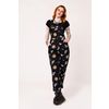 Afbeelding van Hell Bunny | Ruimvallende Dungarees Solaris met manen en sterren