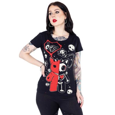 Foto van Cupcake Cult | T-shirt Undead Kitty 