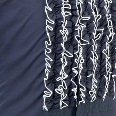 Foto van Chenaski | Overhemd ruche, black white trim