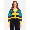 Afbeelding van ATO Berlin | Retro vest Hedvig, gestreept retro breisel 