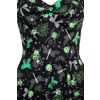 Afbeelding van Hell Bunny | Jaren 50 jurk Millie met groene strikjes, hartjes en insecten