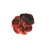 Afbeelding van Zacharia | Bloedrode 3 dubbele roos op haarclip en broche 