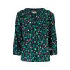 Afbeelding van Sugarhill Brighton | Blouse Elkie, zwart met kleurrijke luipaard sterren print