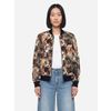 Afbeelding van ATO Berlin | Retro jas Bebe van stretch-denim met een all-over honden print