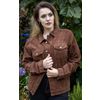 Afbeelding van Run & Fly | Ribcord jas 60s Western Trucker, cacao bruin