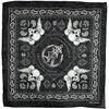 Afbeelding van Zacharia | Bandana zwart met Redemption winged skulls en paisley