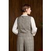 Afbeelding van Banned | Bruin geruit dames gilet Selma Prince of Wales