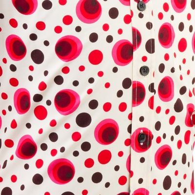 Foto van Chenaski | Overhemd 70's, Dots and Spots Red