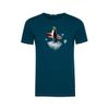 Afbeelding van Green Bomb | T-shirt penguin sport baltic blue bio katoen