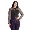 Afbeelding van Banned | Gothic gaas top, Joliette