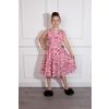 Afbeelding van Hearts and Roses | Kinderjurk Rosy petal met roze rozenblaadjes