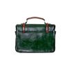 Afbeelding van Banned | Handtas Buckle met strikje retro donkergroen met bruin