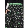 Afbeelding van Hell Bunny | Jaren 50 rok Millie zwart met groene strikjes en insecten