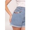Afbeelding van Hell Bunny | Korte broek Francoise met fruitig bloemen borduursel