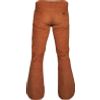 Afbeelding van Chenaski | Ribcord retro broek met stretch en wijde pijpen, fawn zand