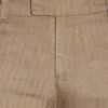 Afbeelding van Chenaski | Pantalon Herringbone zand met uitlopende pijpen
