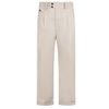 Afbeelding van Collectif | Pantalon Edison grijs, 40 ties stijl met brede tailleband