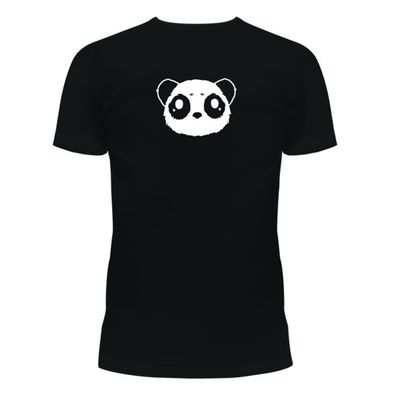 Foto van Killer Panda | T-shirt Miss Panda, zwart wit