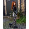 Afbeelding van Run & Fly | Tuinbroek spooky Cauldron Cats print, van stretch denim