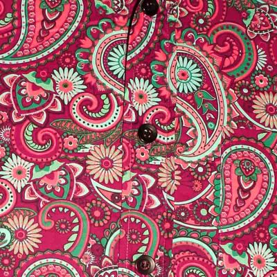 Foto van Chenaski | overhemd Seventies Paisley & Wheels pink