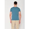 Afbeelding van Green Bomb | T-shirt Nature car surf, steen blauw bio katoen
