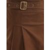 Afbeelding van Collectif | Pantalon William bruin, 40's stijl met brede tailleband