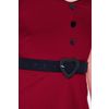 Afbeelding van Voodoo Vixen | Vintage inspired curve, flare dress with heart buckle