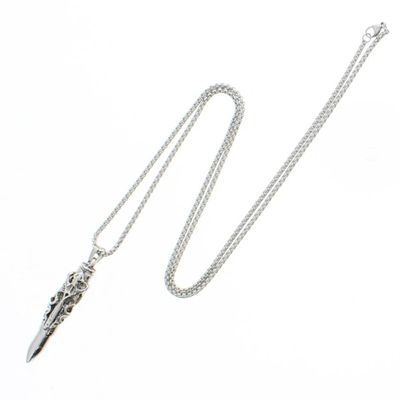 Foto van Zacharia | Halsketting Bullet met gedecoreerde kogel