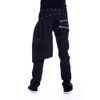 Afbeelding van Vixxsin | Gothic broek Graves, met ritsen en halve kilt met gespen