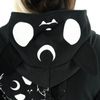 Afbeelding van Heartless | Hoody Game over met rits, capuchon met oren en game-katten print