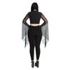 Afbeelding van Banned | Gothic top, Bellamira met vleugel mouw