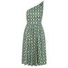 Afbeelding van Collectif | A-symetrische swing jurk Theo Tiki Harlequin