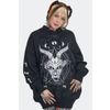 Afbeelding van Jawbreaker | Hoody Baphomet print met occulte print