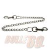 Afbeelding van Bullet69 | Sleutelhanger plat geslepen ketting metaal