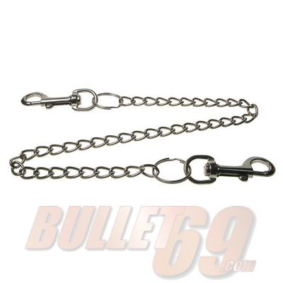 Foto van Bullet69 | Sleutelhanger plat geslepen ketting metaal