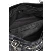 Afbeelding van Banned | Lolita punk schoudertas Rise Up van grijze tartan met rits details