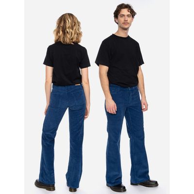 Foto van ATO Berlin | Brede ribcord broek Newton, blauw