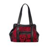 Afbeelding van Banned | Handtas met korset detail en rood brokaat, Anemone 