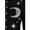 Afbeelding van Hell Bunny | Zwarte cardigan Solaris met zon, maan en sterren