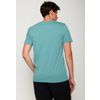 Afbeelding van Green Bomb | T-shirt surf penguin summer print, blauw bio katoen