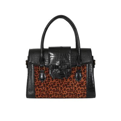 Foto van Banned | Rock 'n Roll leopard Sheena handtas